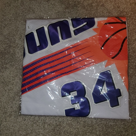 New w/ Tags Phoenix Suns Charles Barkley Throwback Jersey Multiple Sizes - Picture 3 of 4